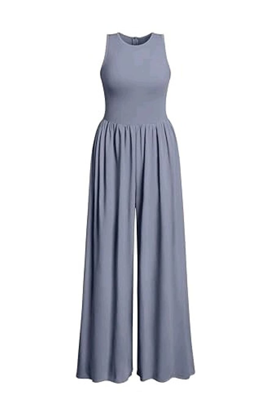 OQQ Womens Jumpsuits Dressy Crew Neck Sleeveless One Piece Outfits Casual...